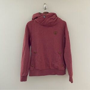 WANAKOME Deep Red Artemis Hoodie Size Small